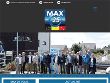 Tablet Screenshot of max25.be